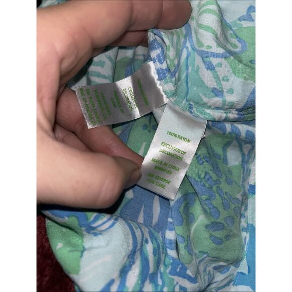 Lilly Pulitzer Cap Sleeve Pullover Shift Dress Size XS - Picture 8 of 8